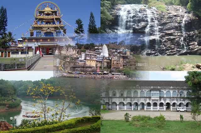 Coorg Tourist Places Names