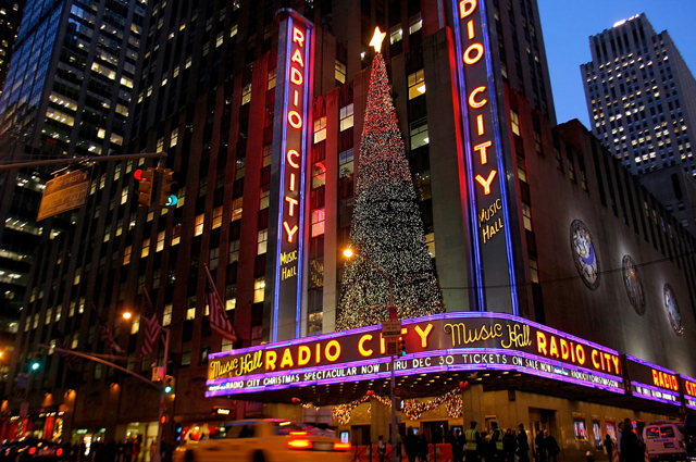 Radio City Music Hall In Christmas 2022 at NYC