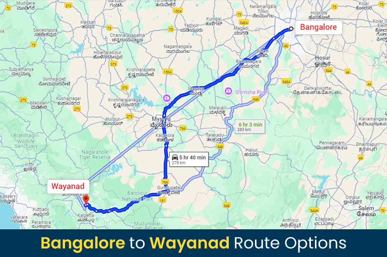 bangalore-to-wayanad-route