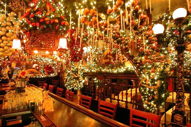 Christmas Carols Are Played At The Merchant's House Museum.