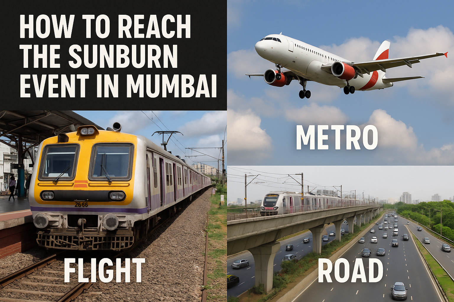 How to Reach the Sunburn Event in Mumbai