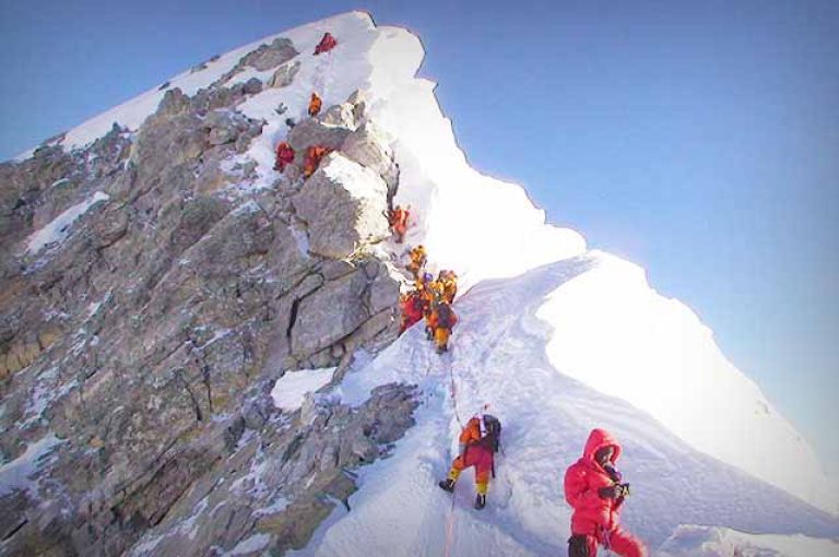 Kanchenjunga is the 3rd highest mountain peak in the world