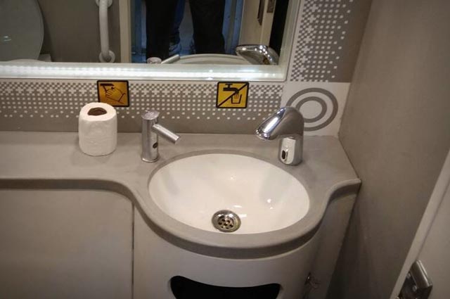 All the trains of the Indian Railways are equipped with the hygienic lavatories