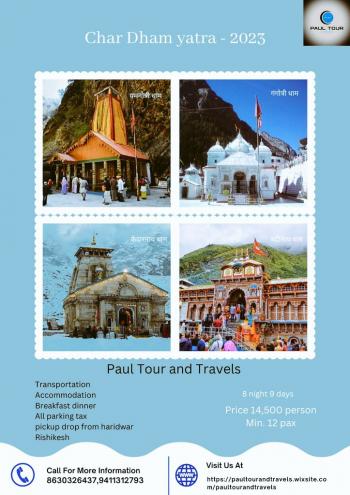 Chardham yatra 2023