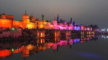 Sarayu River night view Ayodhya