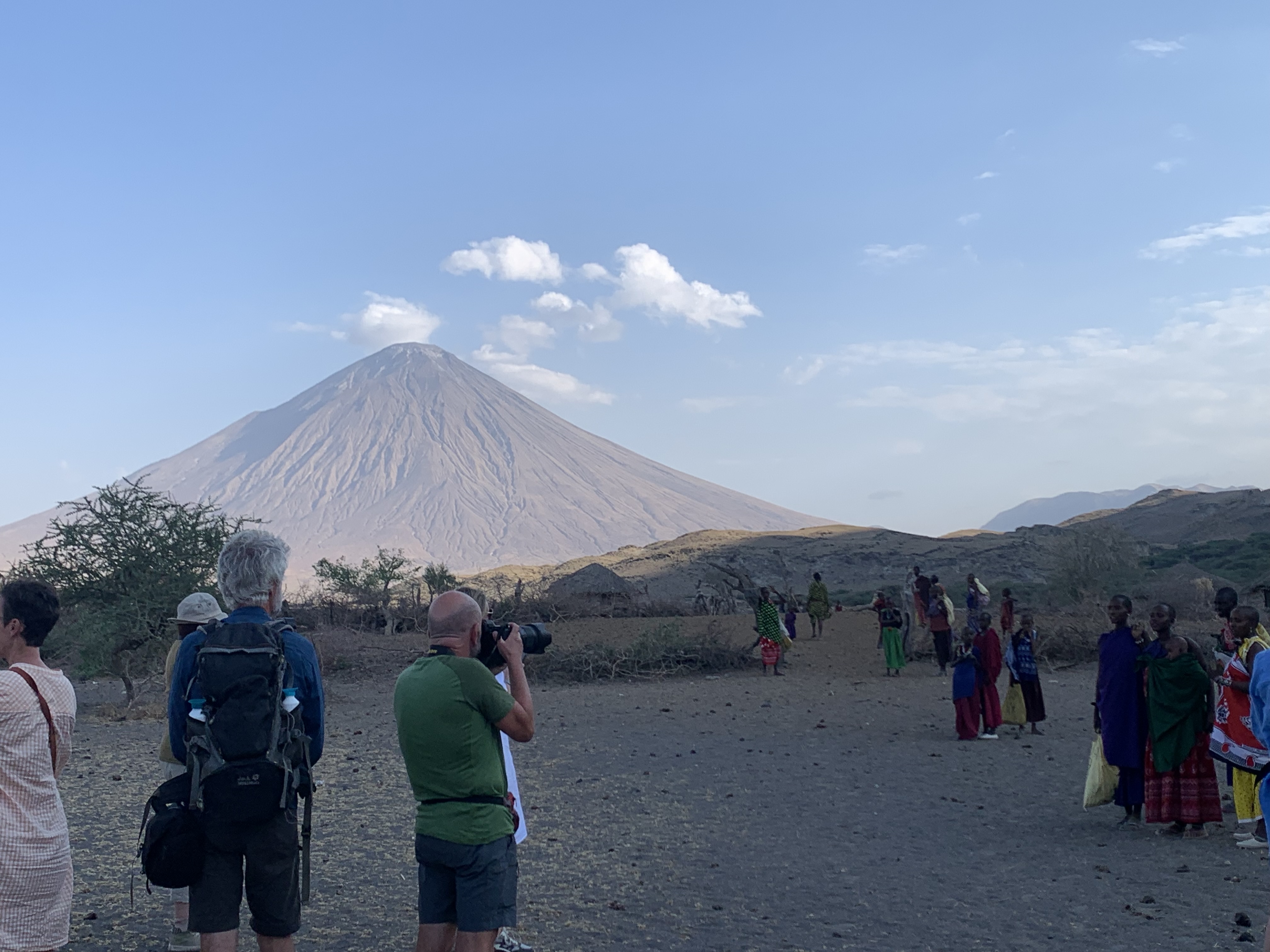 Oldonyo Lengai(Mt.of God) in Lake Natron Tanzania