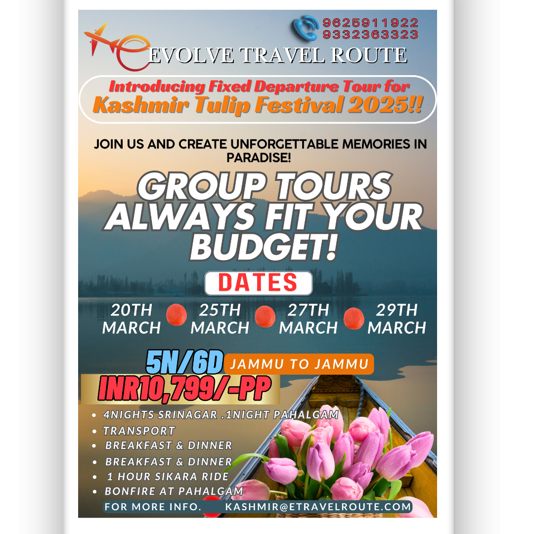 KASHMIR TULIP FESTIVAL PACKAGE