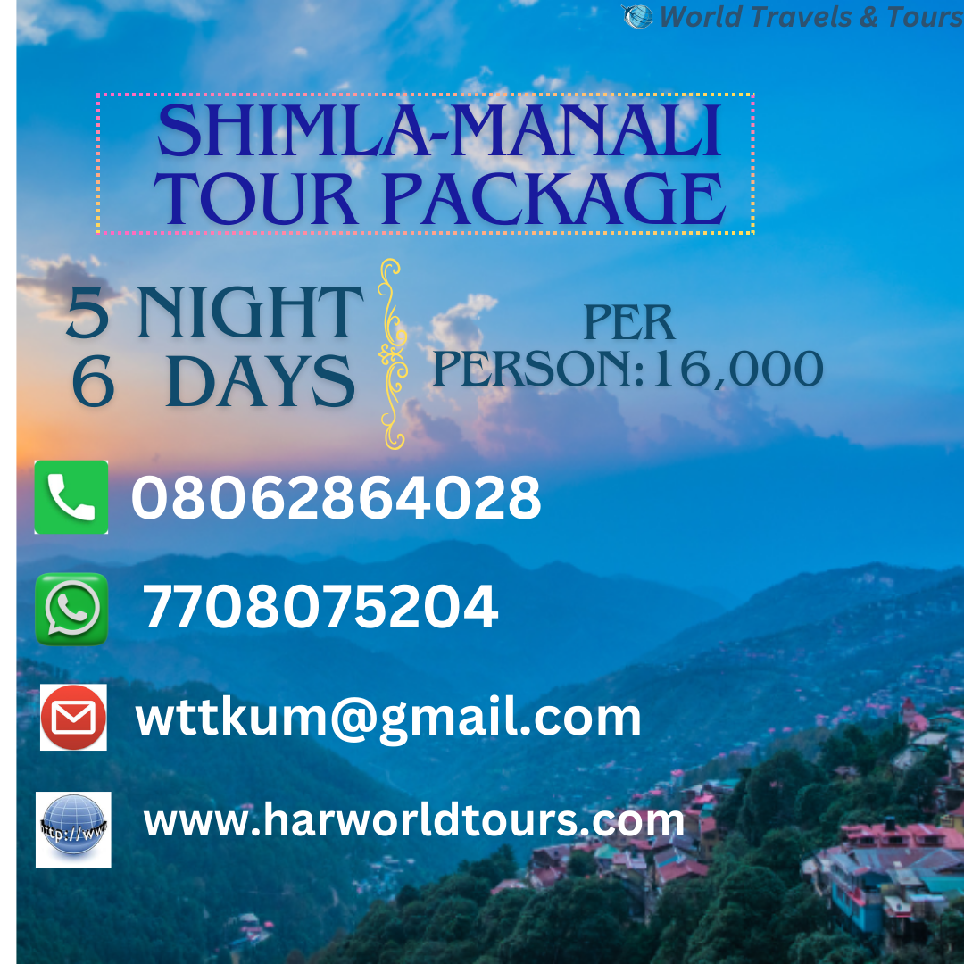 Shimla and Manali Tour Package