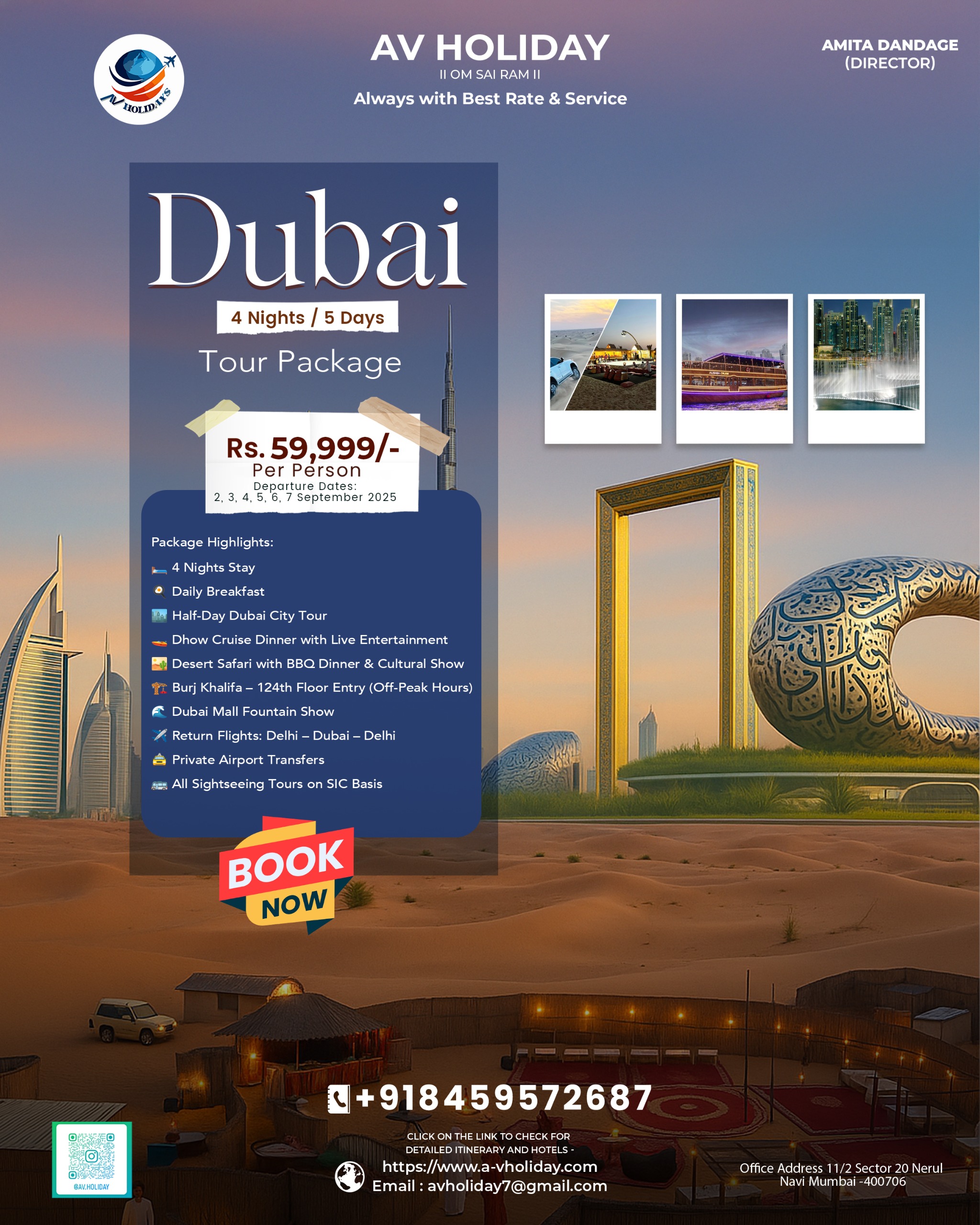 Dubai fix Diwali package