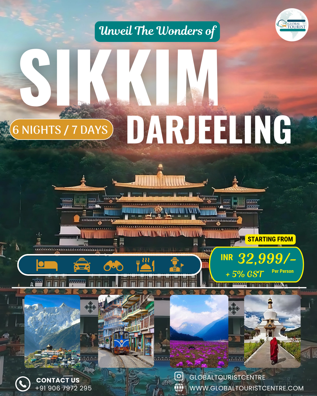 SIKKIM & DARJEELING 6 NIGHTS-7 DAYS