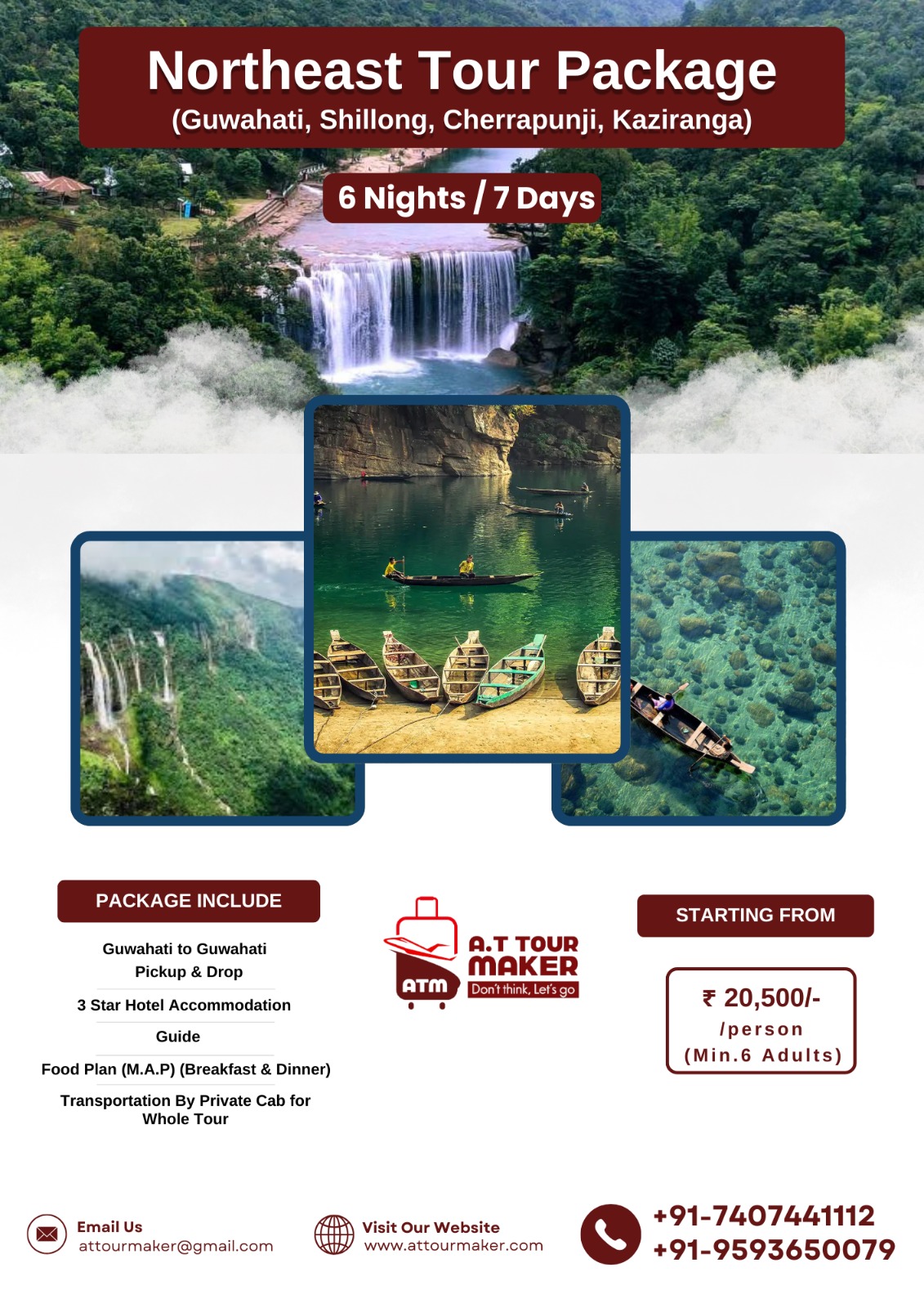 Assam,Meghalaya,Arunachal Pradesh