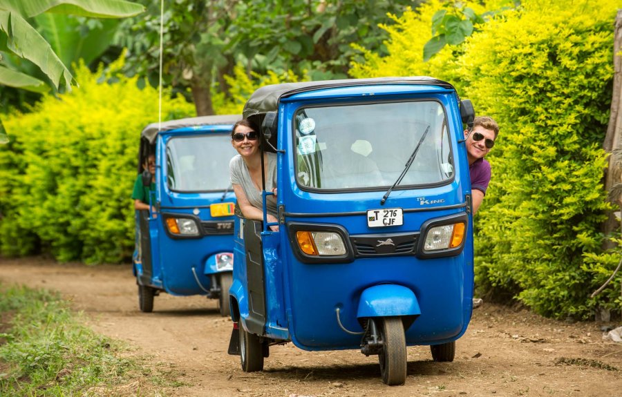 TUK -TUK  village ride Mto wa mbu village -Arusha