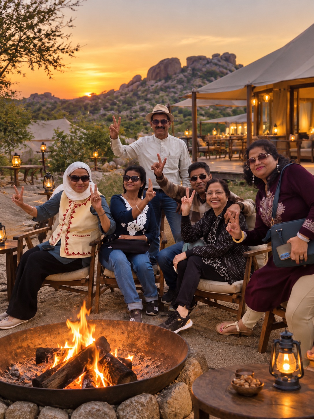 Family Jawai Tour Happy Cleints