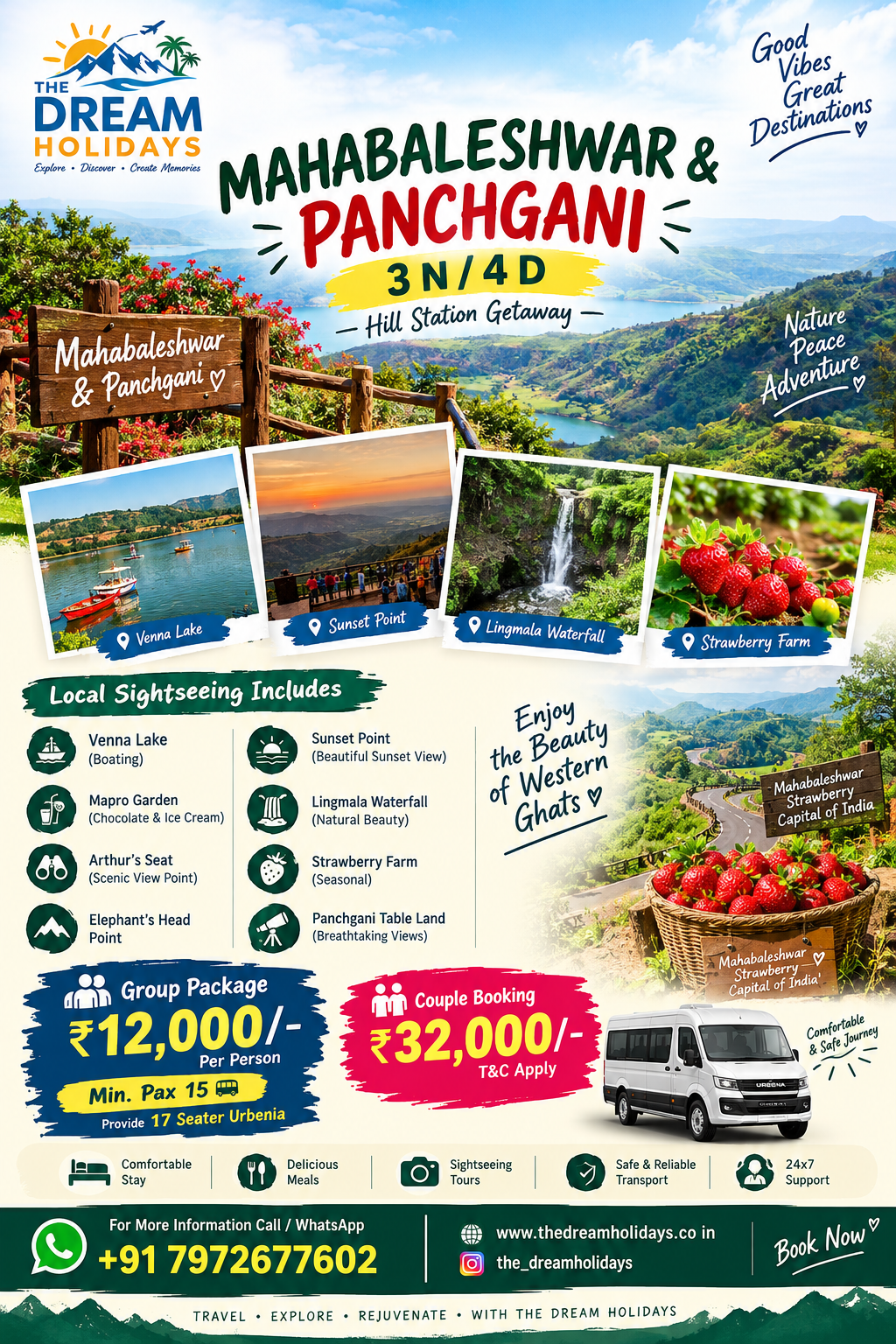 Mahabaleshwar& Pachagani package