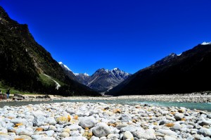 A View Of Yumthang Valley Sikkim India