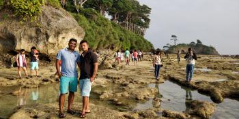 natural rock neil island with debnath