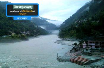 KARANAPRAYAGA CONFLUENCES OF ALAKNANDA & PINDER