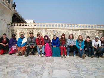 Group Picture At Agra Fort - Agra