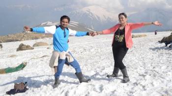 Honeymoon couple