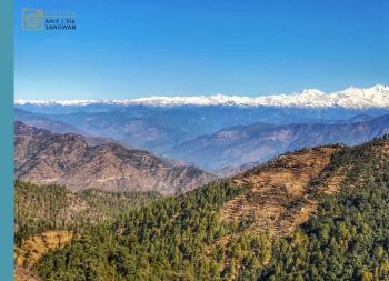 Snow Himalayan Range Kanatal Uttarakhand
