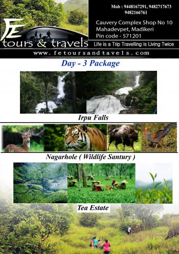 Coorg Day 3 Pakage