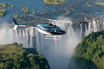 Helicopter Flight in Victoria Falls
