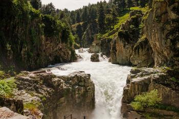 Aharbal Waterfall Kashmir