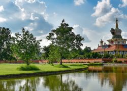 The Great Drigung Kagyu Lotus Stupa in Lumbini