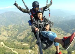Paragliding in Nagarkot in Nagarkot