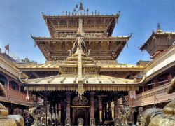 Golden Temple (Hiranya Varna Mahavihar) in Patan