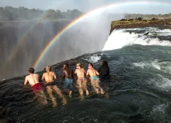 The Devil's Pool in Livingstone