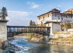 Five Chortens in Paro
