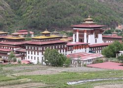 Tashichho Dzong in Chukha