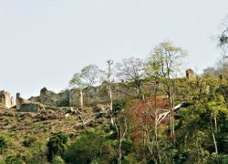 Ruins of Zhongar Dzong in Mongar