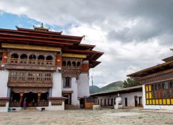 Gangteng Monastery in Wangdue Phodrang