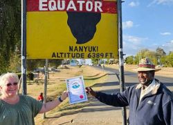 Equator Marker in Nanyuki