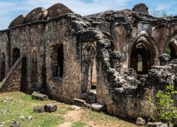 Ruins of Kilwa Kisiwani in Iringa