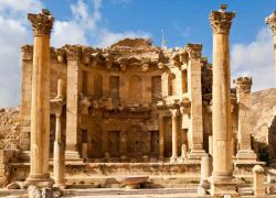 Jerash Ruins in Jerash