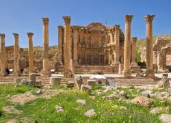 The Nymphaeum in Jerash