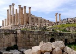 The Temple of Zeus in Jerash