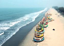 Cox's Bazar Sea Beach in Coxs Bazar