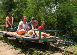 Bamboo Train in Battambang
