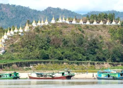 Chindwin River in Monywa