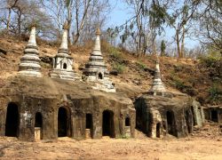 Po Win Daung Caves in Monywa