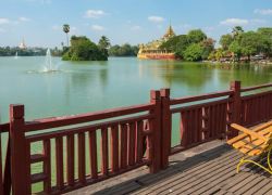 Kandawgyi Lake in Yangon