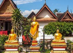 Wat Mai Suwannaphumaham in Luang Prabang