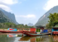 Nam Ou River in Muang Xay