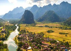 Phou Phanang Mountain in Xam Neua