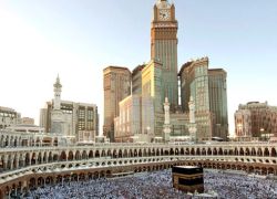 The Abraj Al-Bait Towers in Mecca
