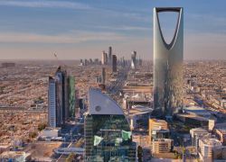 The Kingdom Center Tower in Riyadh